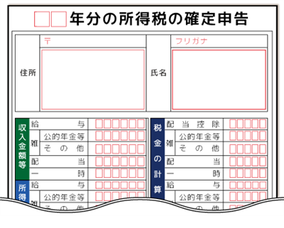 学資保険の確定申告と税金のイメージ画像