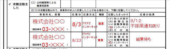 求職活動インターネット